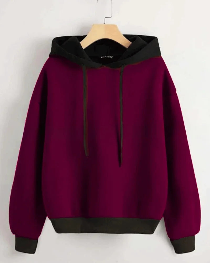 Maroon and black hoodie sale