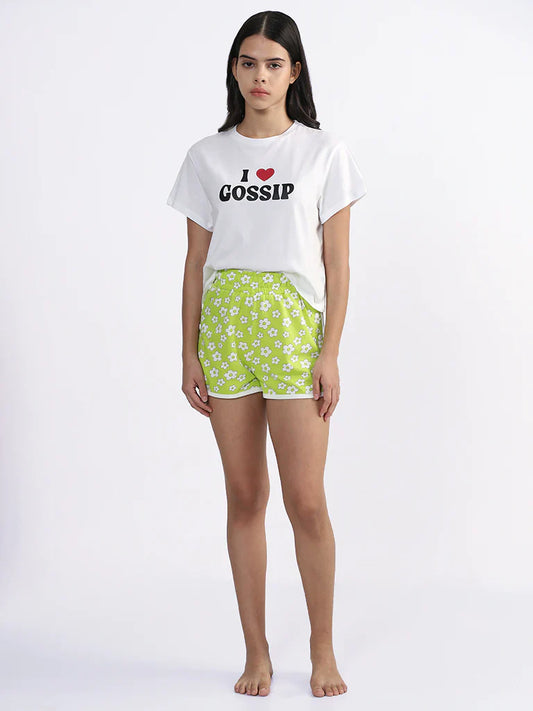 Gossip Printed T-Shirt with Short