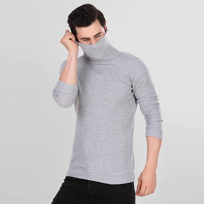 Grey High Neck for Men's