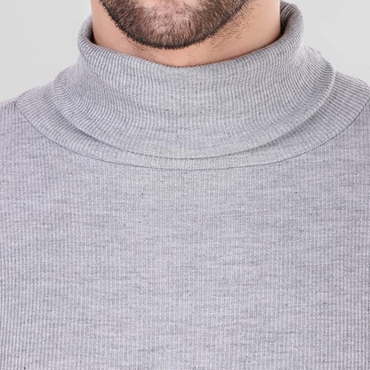 Grey High Neck for Men's