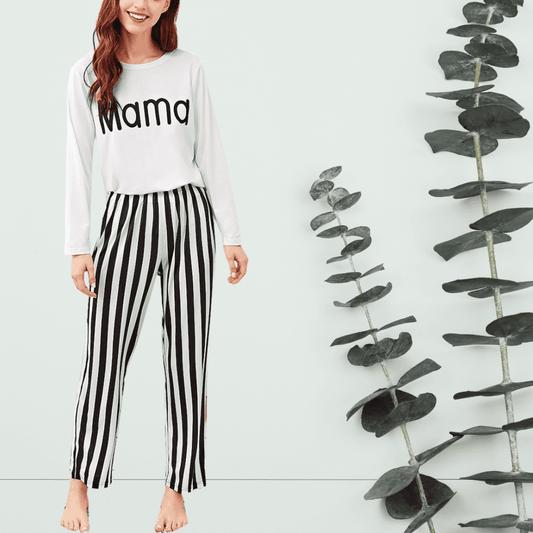 Mama Printed Night Suit